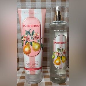 NEW B&BW 🍐PearBerry 2 piece body care set•body cream and more , full size